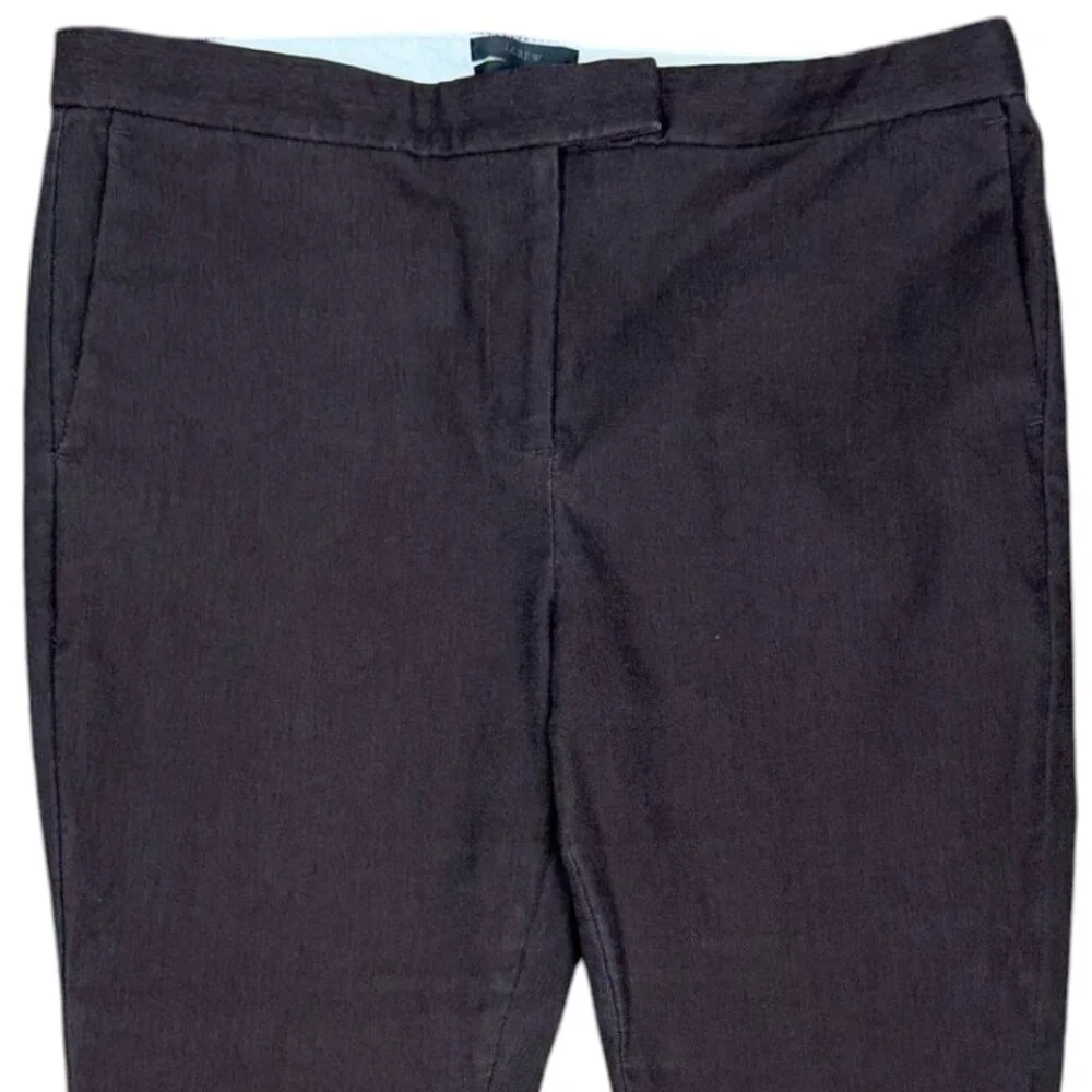Women's J. CREW | Brown‎ Ryder Ankle Pants/Trousers- Size 12